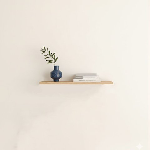 Painel de Madeira Natural Eucalipto 1,8x25x40 Cm para Prateleiras e Nichos ? Área Externa