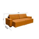 Ver imagem 5 de Sofá Dallas 2.90m Retrátil - Terra