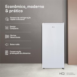 Freezer e Conservador Vertical Hq 146 Litros Branco Hq-146fv 127v - 6