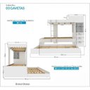 Ver imagem 3 de Treliche Plus com 3 Gavetas