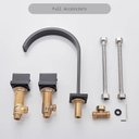 Ver imagem 2 de Torneira Misturador Lavatório Slim Bicomando Luxo In04