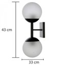 Ver imagem 3 de Arandela Bivolt 33x43cm 2 Lâmpadas Infinity Lux