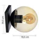 Ver imagem 3 de Arandela Bivolt Redonda 18,5x39,5cm 1 Lâmpada Infinity Lux