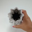 Ver imagem 6 de Villani Vaso 23x13x13cm Cerâmica Cinza