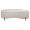 Puff Recamier Orgânico Maitê 1,38m para Quarto Loja Bouclê Bege Sofa Store - 3