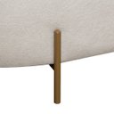 Ver imagem 4 de Puff Recamier Orgânico Maitê 1,38m para Quarto Loja Bouclê Bege Sofa Store