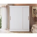 Ver imagem 5 de Guarda-Roupa 3 Portas Correr 2 Gavetas Flórida Multimóveis CR4142 Branco