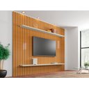 Ver imagem 1 de Painel Ripado Roma Cinamomo/off White - Rv Móveis