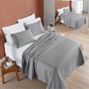 Ver imagem 1 de Coordenado Cobre Leito e Lençol Divino King 7 Pçs - Grafite Casa Show Enxovais