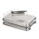 Ver imagem 6 de Conjunto Porta Frios 3 Peças Geladeira Inox com Pinça Inox
