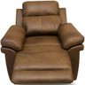 Poltrona do Papai Retrátil Reclinável Elétrica com Usb Léon L06 Couro Marrom - Lyam Decor - 10