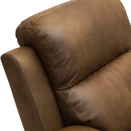 Poltrona do Papai Retrátil Reclinável Elétrica com Usb Léon L06 Couro Marrom - Lyam Decor - 11