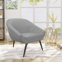 Ver imagem 6 de Poltrona Giovana Suede Cinza de Ferro