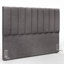 Ver imagem 1 de Cabeceira Cama Box Casal Queen 160 Cm Linho Cinza Escuro