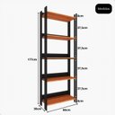 Ver imagem 4 de Armário Multiuso de Cozinha Organizador - Mod.0703:preto Nature