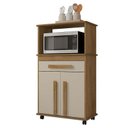 Ver imagem 1 de Balcão Multiuso Para Micro-ondas ou Forno 74cm Toronto RV Móveis Cinamomo/Off White