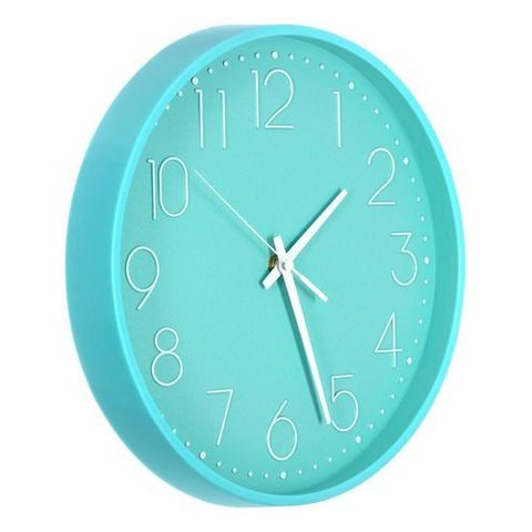 Relógio de Parede Decorativo 30 Cm Silencioso Colorido / 433