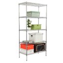 Ver imagem 2 de Estante de Aço Cromado 5 Prateleiras Rack Aramado