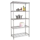 Ver imagem 3 de Estante de Aço Cromado 5 Prateleiras Rack Aramado