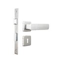 Ver imagem 4 de Fechadura para Porta de Quarto Interna com Roseta Capri 40mm MGM Rosa/Alumínio