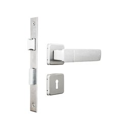 Fechadura para Porta de Quarto Interna com Roseta Capri 40mm Mgm - 4 Fechadura para Porta de Quarto Interna com Roseta Capri 40mm Mgm - 4