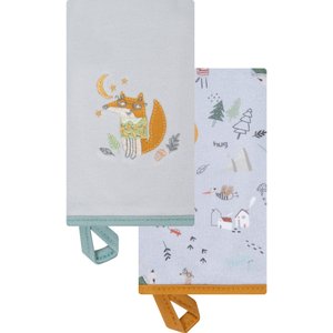 Kit 2 Babinhas Paninho de Boca Bebê Escandinavo Cinza - Hug: Cinza