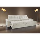 Ver imagem 1 de Sofá Liz 02 Módulos de 80cm Br 25cm Meu Sofá Online A302 Linho Branco