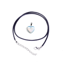 Ver imagem 2 de Colar de Coração Rosa Cristal Opala Colares de Castelo de Diamante Colar de Opala de Coração de Quar