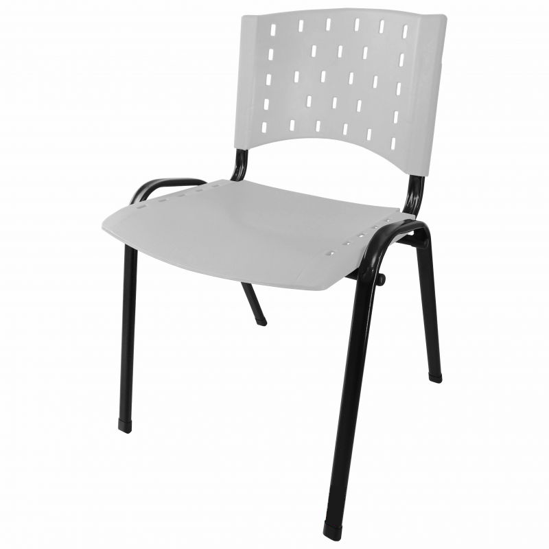 Cadeira Plástica 04 pés – Plástico Branca– REALPLAST - 1