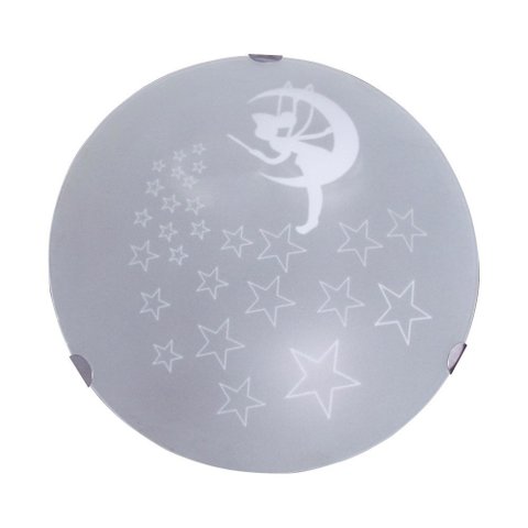 LUMINÁRIA PLAFON REDONDO MINI 25CM FADA BRANCO - 1307 MINI BR