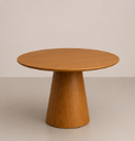 Ver imagem 3 de Mesa Cone Oval 80x60cm em MDF Freijó