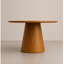 Ver imagem 4 de Mesa Cone Oval 80x60cm em MDF Freijó