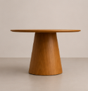 Ver imagem 4 de Mesa Cone Oval 80x60cm em MDF Freijó