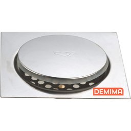 Ralo Inteligente com Porta Grelhas Inox 15x15 Demima - 4