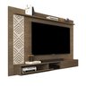 Painel para TV até 60 Polegadas 1 Prateleira 1 Nicho 1 Porta Roma - 3