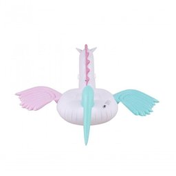 Bóia Inflavel Gigante Unicornio C/ Asas Uso Adulto Bel Lazer - 3