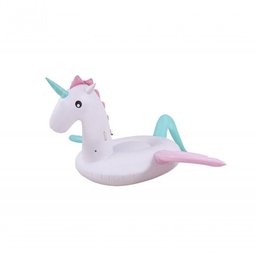 Bóia Inflavel Gigante Unicornio C/ Asas Uso Adulto Bel Lazer - 2