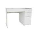 Ver imagem 4 de Mesa de Escritório Retangular Pe-140 4 Gavetas MDF MDP 90,7cm Branco Ditália Móveis