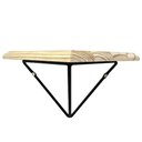 Ver imagem 4 de Kit 2 Mãos Francesas Triangulares Pequenas Suporte Aramado Industrial Preto Fosco