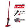 Aspirador de Pó Sem Fio WAP Turbo MOB Vertical e de Mão com Bico Múltiplo Bivolt Silencioso Vermelho - 11