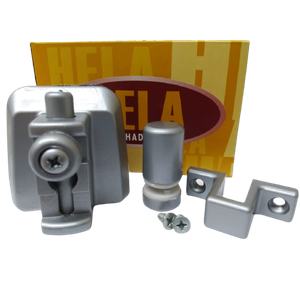 Kit 04 para Montagem de Janela de Correr 2 Folhas Cinza