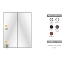 Ver imagem 5 de Kit 04 para Montagem de Janela de Correr 2 Folhas Cinza