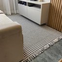 Ver imagem 1 de Tapete Boho Andaraí Cinza/preto 140x200cm Algodão