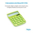 Ver imagem 6 de Calculadora de Mesa Elgin MV4136 12 Dígitos com Correção Verde