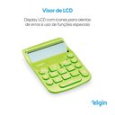 Ver imagem 4 de Calculadora de Mesa Elgin MV4136 12 Dígitos com Correção Verde