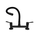 Ver imagem 5 de Torneira Para Cozinha Misturador Flexível 1/4 V Colorido Preto Fosco C61 Alavanca