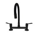 Ver imagem 6 de Torneira Para Cozinha Misturador Flexível 1/4 V Colorido Preto Fosco C61 Alavanca