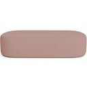 Ver imagem 3 de Kit 02 Puffs Decorativos Orgânicos para Living Quarto 195cm Doha W01 Linho Rosê - Lyam Decor
