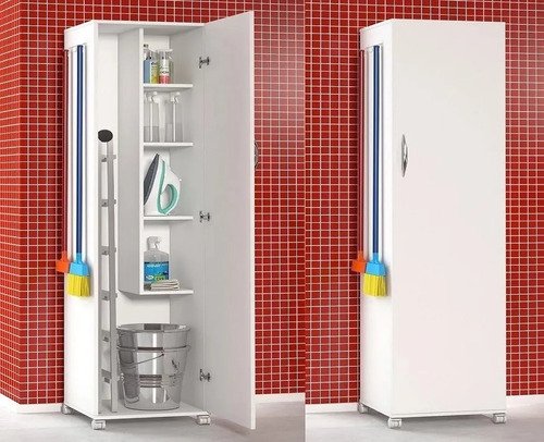 Balcão Gabinete Armário Multiuso Com 1 Porta - 5