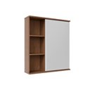 Ver imagem 2 de Espelheira Banheiro Treviso 56x63cm Freijo MGM